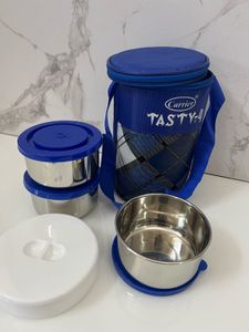 4- Layer Lunchpack + FREE Glass Bowl Set