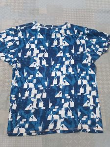 Blue Patterned T-Shirt (Pepe Jean&#39;s Of London)