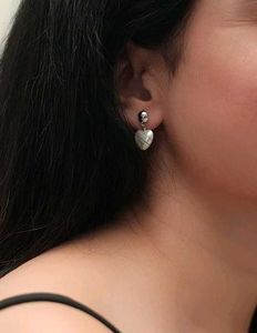 Heart Shaped Korean Earrings