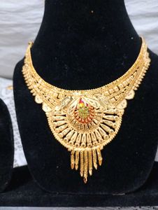 Gold Plated Necklace Set