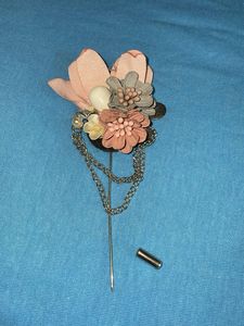 Floral Lapel Pins (Set of 2)