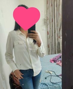 White Button-Down Shirt