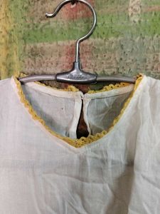 Boho White Tunic Top