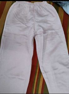 White T-shirt, Pink Pant And Freebies.