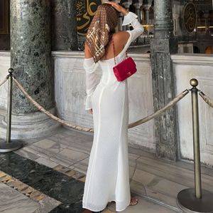 Elegant White Maxi Dress