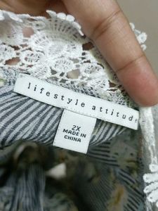 Floral Lace Tunic.