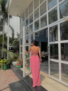 Rose Lace Maxi Dress