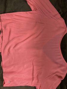 Crop Top With Long Sleeves