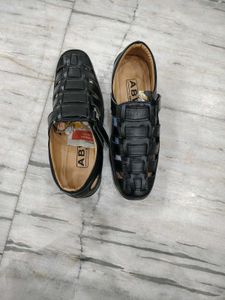 Men's Black Casual Sandal Shoes