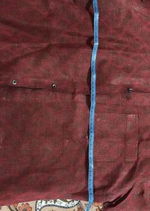 Vintage Maroon Button-Down Shirt