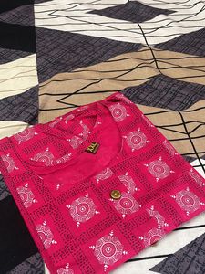 Pink Kurti For Women
