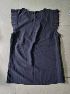 Navy Blue Straight Skirt And Top