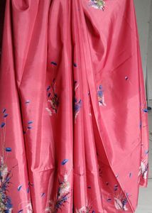 Peach Colour Garden Silk Saree....