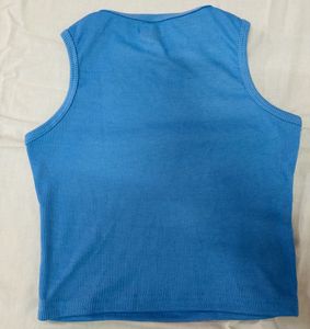Blue Butterfly Tank Top
