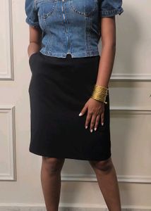 Denim Cute Crop Top