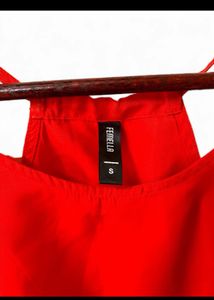 Red Flowy Cami Tank Top
