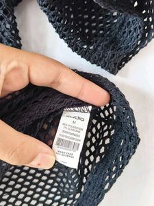 Zudio Black Mesh Top
