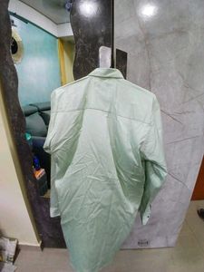 Light Green Button-Down Shirt