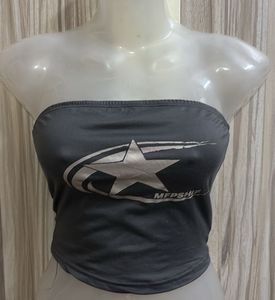 SHEIN Graphic Tube Top