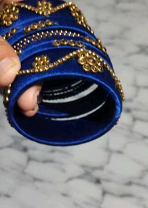 Blue &amp; Gold Bangles