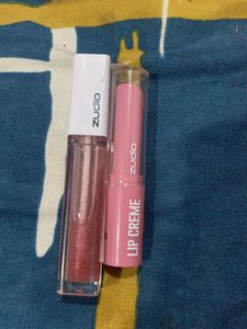 Combo of These 2 Lipstick And Lipgloss.