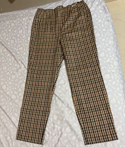 Checkered Casual Pants