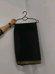 Elegant Black Saree