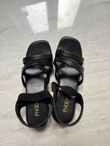 Black Heeled Sandals