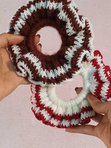 Crochet Hair Scrunchies