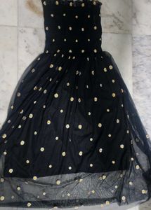 Black Floral Daisy Dress