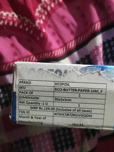 KCOFOIL Food Wrapping Paper 10m