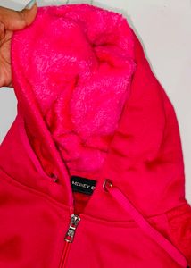 Women Hooded Sweatshirt With Trouser Set