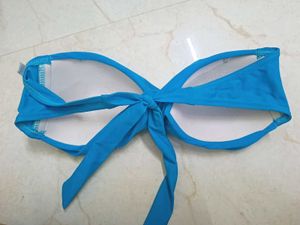 Blue Bikini Top
