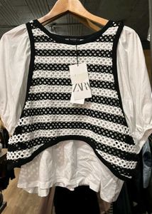 ZARA Black And White....New With Tags