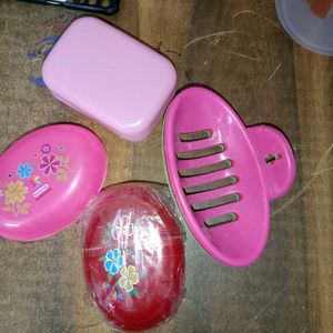 Navya Homeware Pink Soap Dish