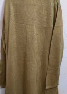 V Neck Woollen Kurta For Women