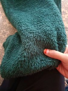 Fuzzy Green Lounge Pants