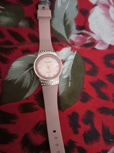RRADO Quartz Watch - Rose Gold &amp; Rhinestones