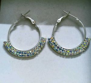 Sparkling Hoop Earrings