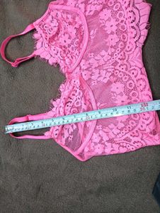 Pink30,32🖤 Lace Bralette