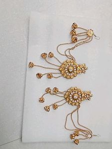 Gold Tone Dangle Earrings