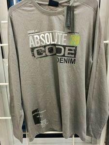 Front printed grey t-shirt