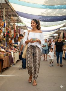 ✨ Viper Vibe Alert!🐍 Hippie-Chic Harem Joggers ✨