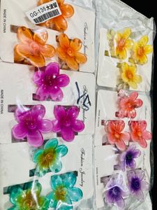 Flower Hair Clips