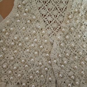 Jacket With Pearl
