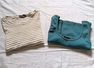 White N Blue Tops Combo