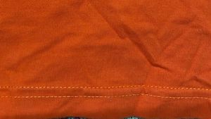 Orange Crop Top For Women