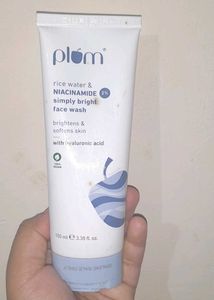 Plum Rice Water Face Wash