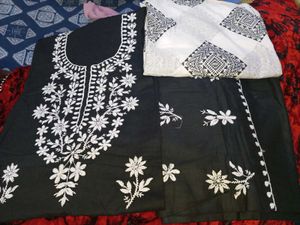 Beautiful Embroidered Cotton Suit