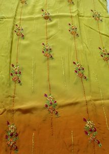 Biba Suit In Vibrant Yellow Colour